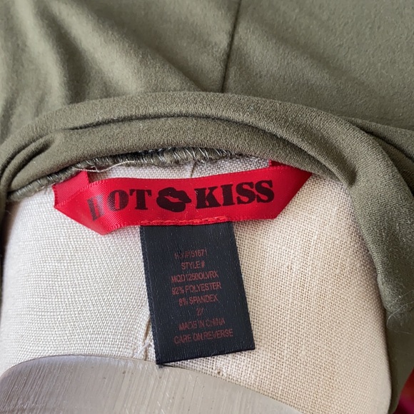 Hunter Green Mock Neck Dress - Picture 5 of 5